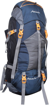 

Attache 1025R Hiking Backpack (Navy Blue) With Rain Cover Rucksack - 75 L(Blue, Grey)
