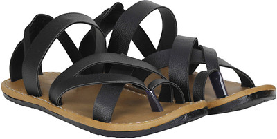 

Kraasa Men Black Sandals