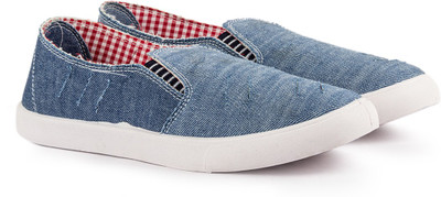 

PAN Slip On Sneakers For Men(Multicolor, Blue