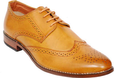 

AK traders I shoes Yellow color stylish shoes Lace Up For Men(Yellow