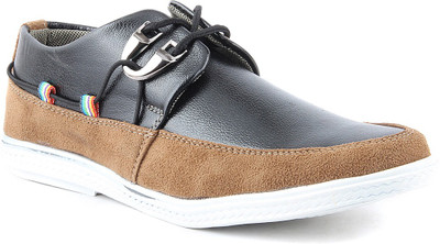 

Airglobe Casual Shoes For Men(Black, Tan