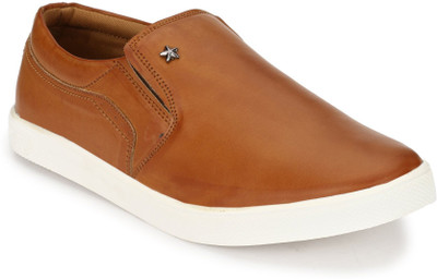 

Scarpia Burnish Tanned Slip On Sneakers For Men(Tan