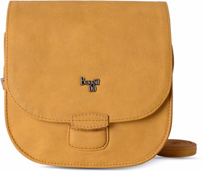 

Baggit Women Casual Yellow PU Sling Bag
