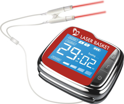 

LASER BASKET'S cc-103 Smart Watch Strap(Silver), Red