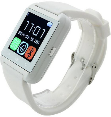 

Om Sai Trader Smart01 Smartwatch(White Strap Free Size)