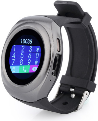 

Sunrise S600 WEARABLE SMART WATCH SILVER Smartwatch(Black Strap REGULAR)