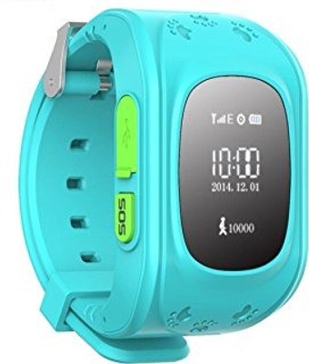 

Benison India ™ Kids GPS with GPS/GSM/Wifi Triple Positioning Monitoring Dual-way Call SOS Alarm Smartwatch(Blue Strap Free Size)