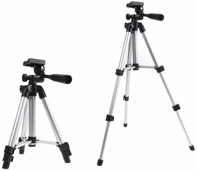 

Technuv 3110 Tripod(Black, Silver, Supports Up to 1200 g)