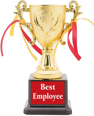 Aark India BEST EMPLOYEE – TROPHY / AWARD / GIFT (PC 00278) Trophy(6.5 Inches)