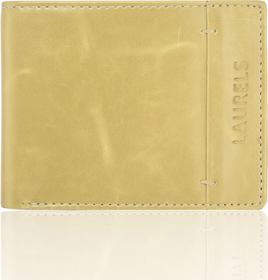

Laurels Men White Genuine Leather Wallet(5 Card Slots)