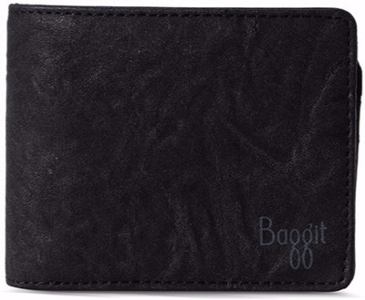 

Baggit Men Black Artificial Leather Wallet(6 Card Slots)