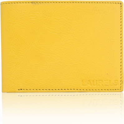 

Laurels Men Yellow Artificial Leather Wallet(5 Card Slots)