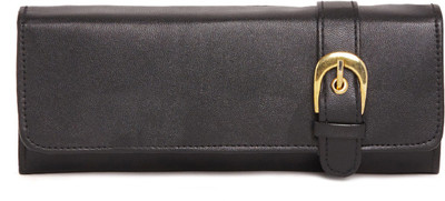 

Alessia74 Women Black Genuine Leather Card Holder(1 Card Slot)