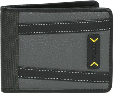 

Viari Men Grey Fabric Wallet(8 Card Slots)