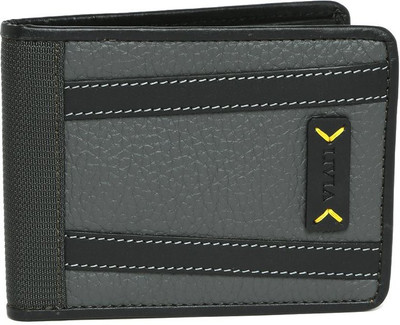 

Viari Men Grey Fabric Wallet(4 Card Slots)