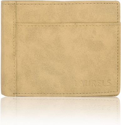 

Laurels Men White Genuine Leather Wallet(5 Card Slots)