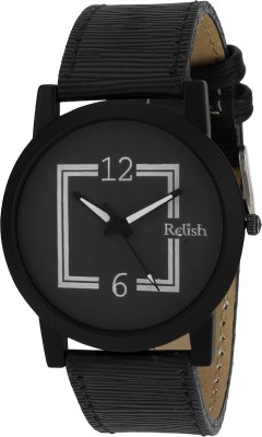Relish RE-S8061BB Black SLIM Watch  - For Men   Watches  (Relish)