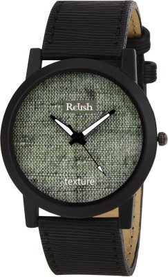 Relish RE-S8069BB Black SLIM Watch  - For Men   Watches  (Relish)