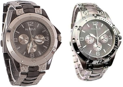 

Rosra SM Silver-Black-0211 Watch - For Men