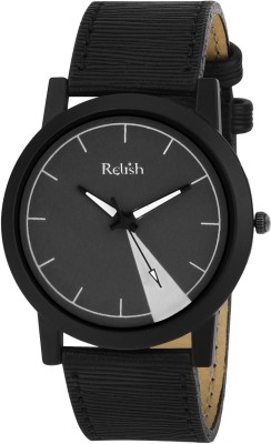 Relish RE-S8056BB Black SLIM Watch  - For Men   Watches  (Relish)