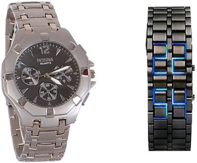 Rosra SM Silver-Black-011 Watch  - For Men   Watches  (Rosra SM)