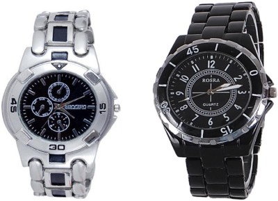 Rosra SM White-Black-026 Watch  - For Men   Watches  (Rosra SM)