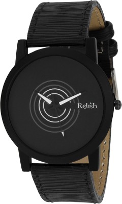 Relish RE-S8059BB Black SLIM Watch  - For Men   Watches  (Relish)