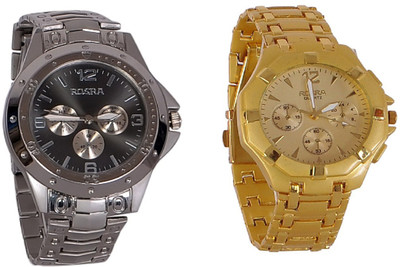 View Rosra SM Silver-Gold-020 Watch  - For Men Wrist Watches Price Online(Rosra SM)