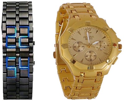 Rosra SM Black-Gold-023 Watch  - For Men   Watches  (Rosra SM)