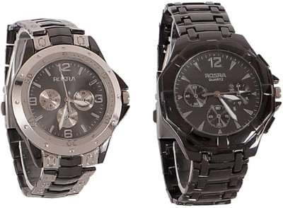 

Rosra SM Silver-Black-2100-1 Watch - For Men
