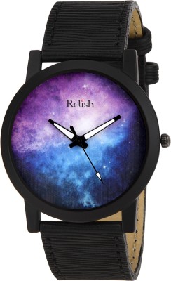 Relish RE-S8067BB Black SLIM Watch  - For Men   Watches  (Relish)