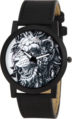 Relish RE-S8068BB Black SLIM Watch  - For Men   Watches  (Relish)