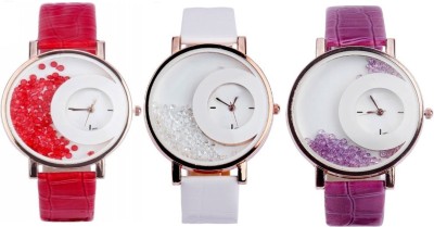 Shivam Retail SR-29 Stylish Moving Beads Different Color Pack Of 3 Watch  - For Girls   Watches  (Shivam Retail)