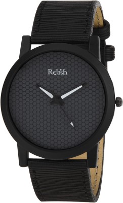 Relish RE-S8058BB Black SLIM Watch  - For Men   Watches  (Relish)