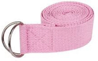 

Strauss Pink Cotton Yoga Strap(Pink)