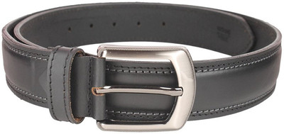 

Leatherwala Men Casual Black Genuine Leather Belt, Men party;formal black