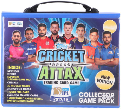 

Topps India Cricket Attax 2017/18 Collector Game Pack(Blue)