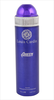 

Louis Cardin Ameen Homme Perfumed Deodorant Body Spray Femme 200ml Body Spray - For Men(200 ml)
