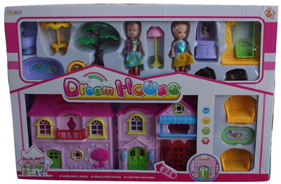 

Bubble Hut Doll House Toy for Girls(Multicolor)