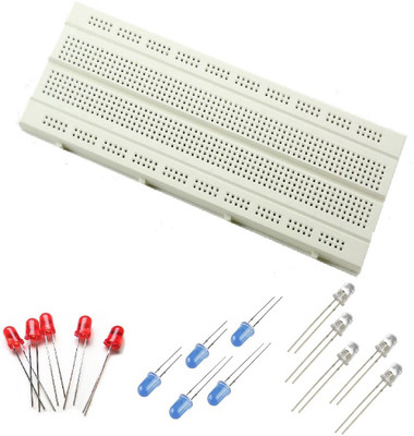 

HE Retail Supplies Project Breadboard with LEDs Electronic Components Electronic Hobby Kit