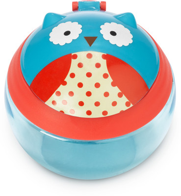 

Skip Hop Baby Zoo Little Kid and Toddler Snack Cup with Snap Top Lid and No Spill Opening, Multi, Otis Owl - Rubber/Plastic(Multicolor)