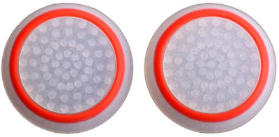 TCOS Tech Glow in the Dark Thumb Grip Anti Slip Silicon Cap Cover Gaming Accessory Kit(White, Red, For PS4, PS3, Xbox 360, Xbox One) available at flipkart for Rs.199