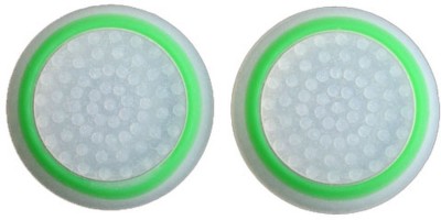 TCOS Tech Glow in the Dark Thumb Grip Anti Slip Silicon Cap Cover  Gaming Accessory Kit(White, Green, For PS4, PS3, Xbox 360, Xbox One)