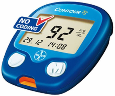 

BAYER Contour TS With 100 Strips Glucometer(Blue)