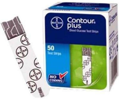 

Bayer CONTOUR PLUS 50 Strips + 100 Lancets + 100 Swabs Health Care Appliance Combo