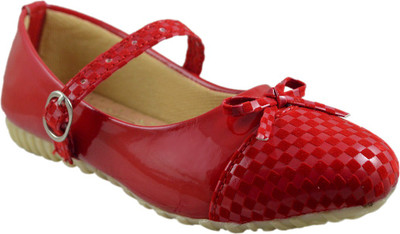 

Leatherwood1 Girls Slip on Ballerinas(Red