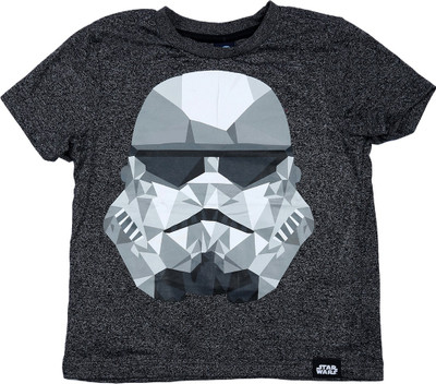 Shishu.Online Boys Printed Cotton T Shirt(Grey, Pack of 1) Flipkart