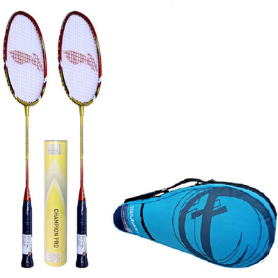 

Li-Ning XP 90 II 1PC Badminton Racquet,Triumph 302 Navy/Sky Kitbag,1 Champion Pro Shuttle Badminton Kit