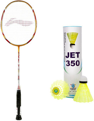 

Li-Ning Li-Ning G-Tek 98 II 1PC Racquet + 6 Pc Jet 350 Nylon Shuttlecock Combo Badminton Kit
