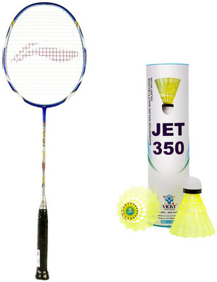 

Li-Ning Li-Ning G-Tek 90 II 1PC Racquet + 6 Pc Jet 350 Nylon Shuttlecock Combo Badminton Kit